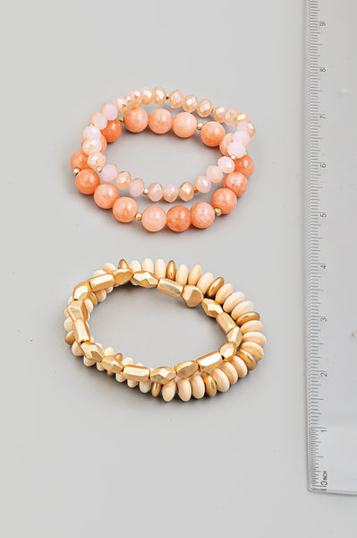 Assorted Bead Stackable Bracelet