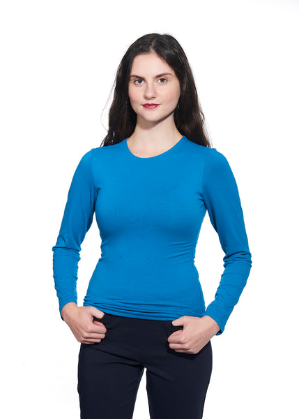 Long Sleeve Round Neck Top