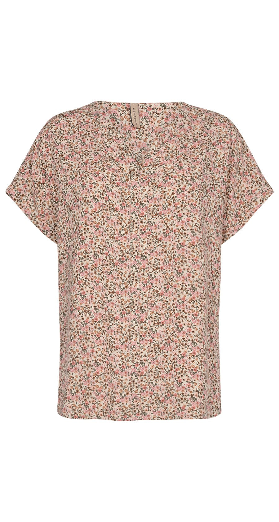 Short Sleeve Floral Print Top
